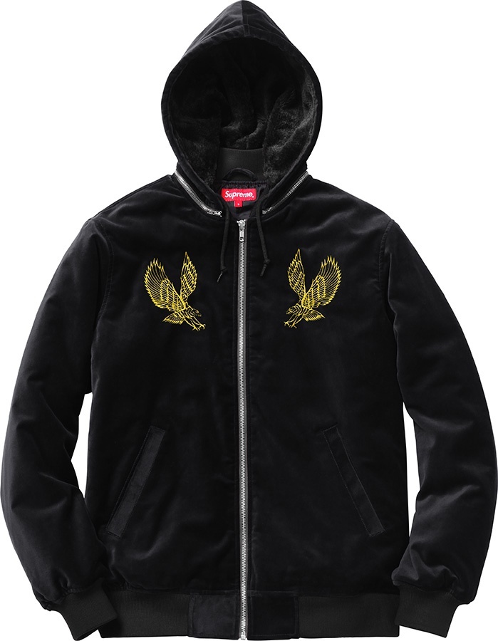 Velvet Hooded Bomber view 8